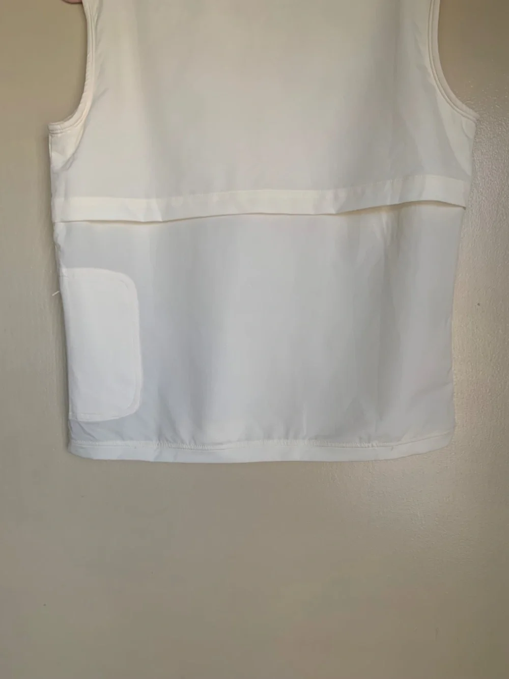 Tracksmith Ivory Beige 1/2 Zip Vest Harbor Shell Top Sz.S Running Athletic Shirt - Picture 16 of 16